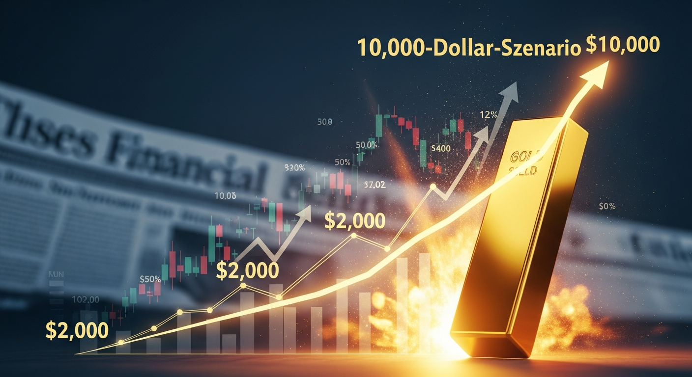 Warum der Goldpreis explodieren könnte: Die Analyse des 10.000-Dollar-Szenarios