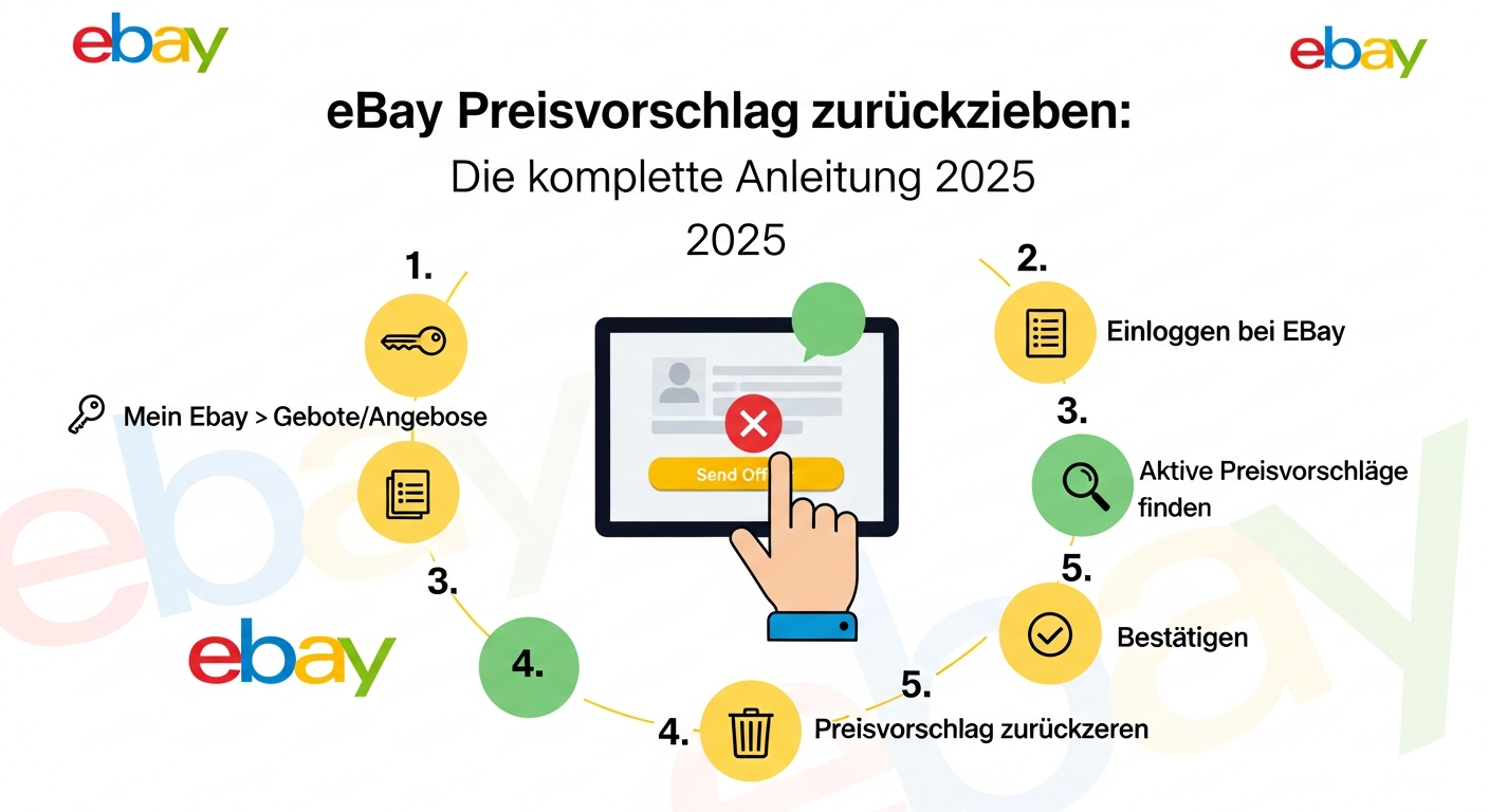 eBay Preisvorschlag zurückziehen: Die komplette Anleitung 2026
