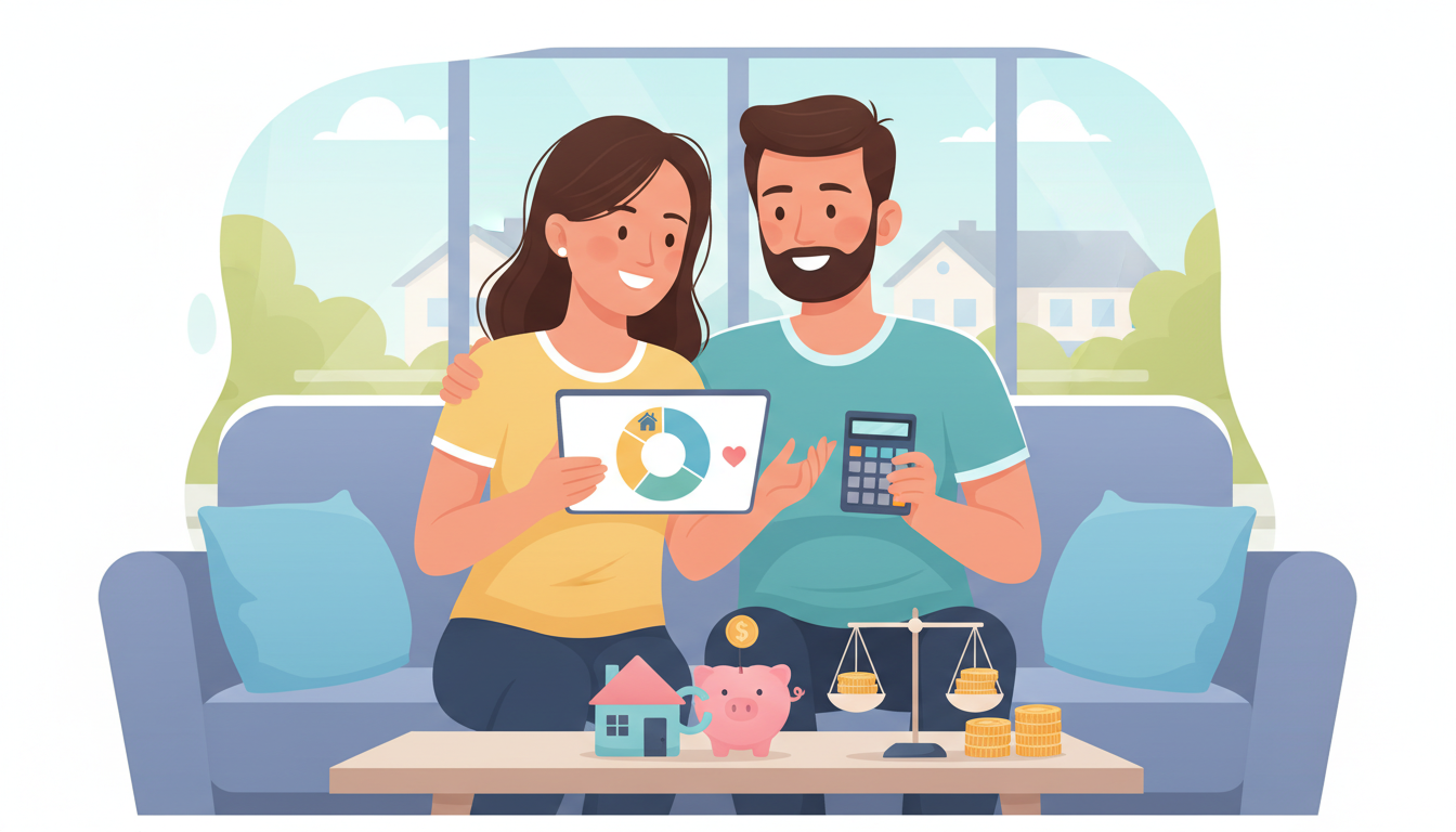 Geld, Liebe und das Eigenheim: Wie teilt man die Kosten gerecht auf?